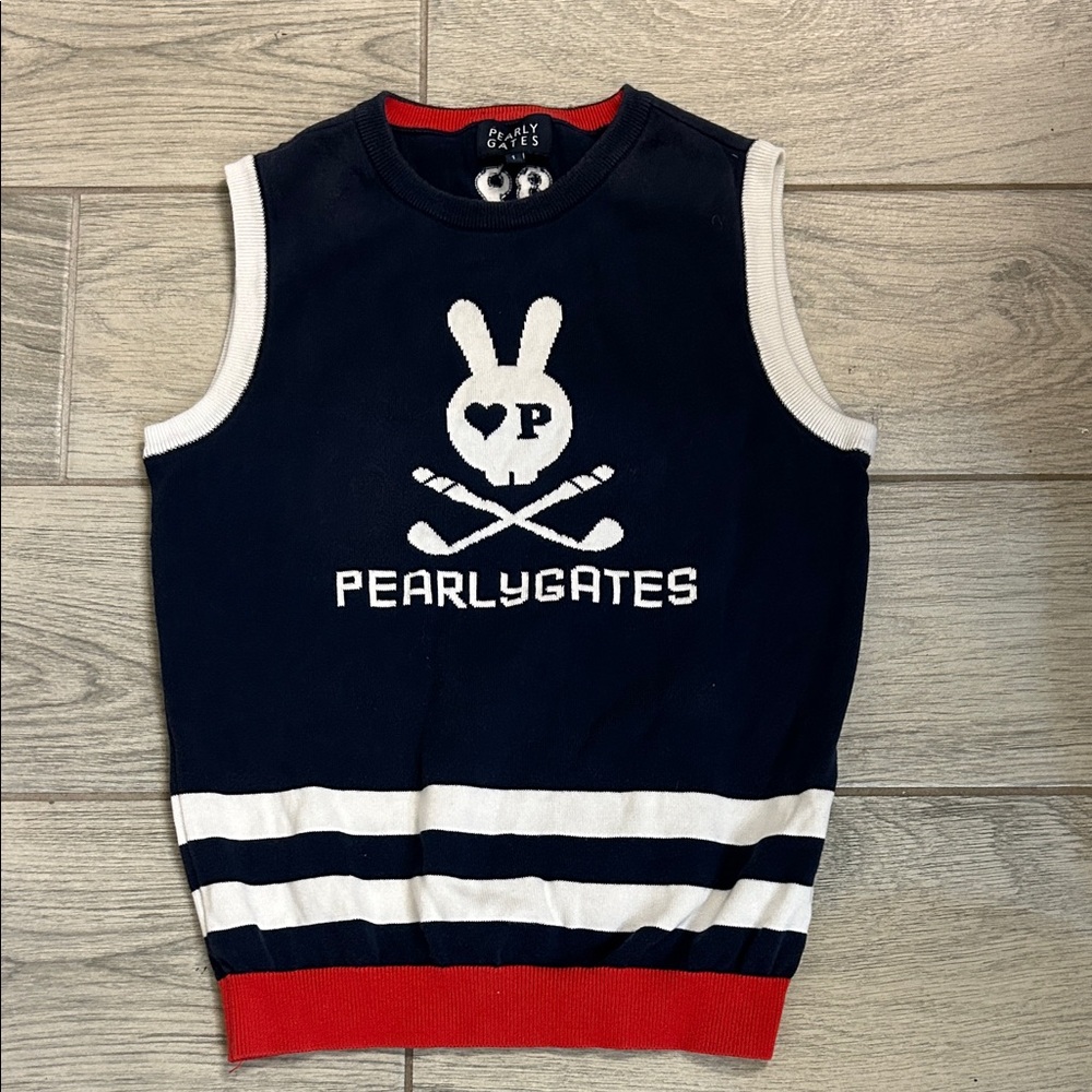 Navy Sleeveless Sweater